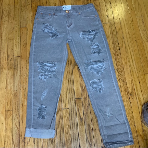 ONE TEASPOON Distressed Women’s Jeans Size 24 EUC - Picture 4 of 10